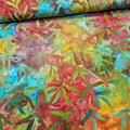 Indonesian Bali Batik - Tropical Branches Dunes 100% Cotton Fabric