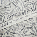 Stof - Quilters Basics Style Pen Nibs Neutral Grey 100% Cotton Fabric