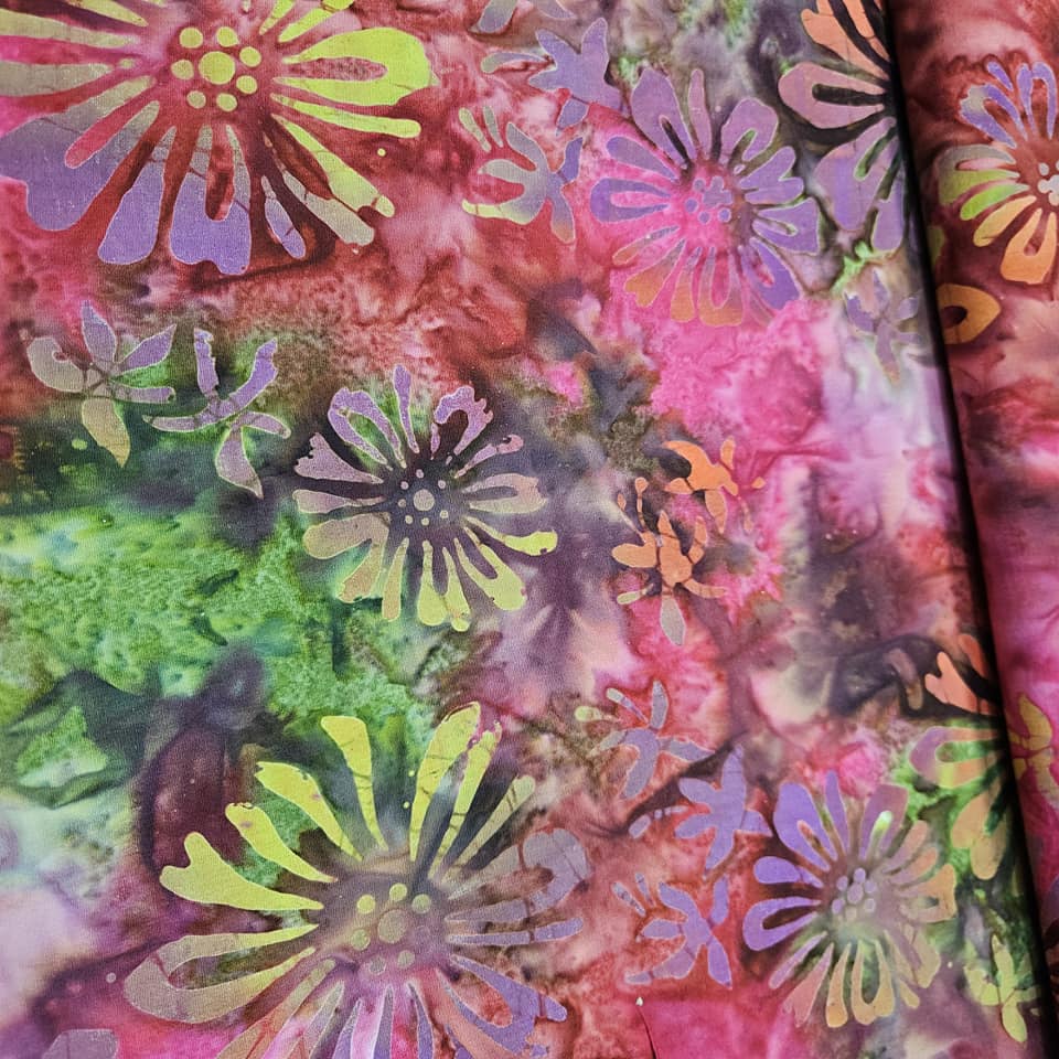 Indonesian Bali Batik - Marguerite 2 100% Cotton Fabric