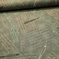 Stof - Quilters Basics Style Pen Quotes Wheat 100% Cotton Fabric - Crafts and Quilts
