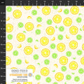Stof - Citronella Bloom Lemon Lime 4502-156 100% Cotton Fabric - Crafts and Quilts