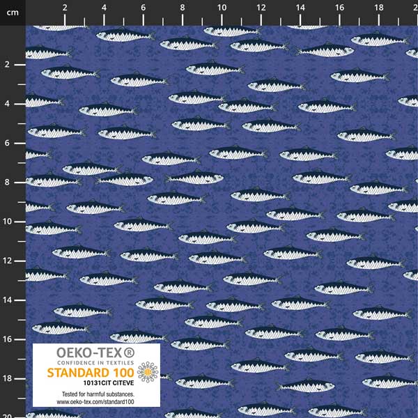 Stof - Sea the Ocean Herring 4502-377 100% Cotton Fabric