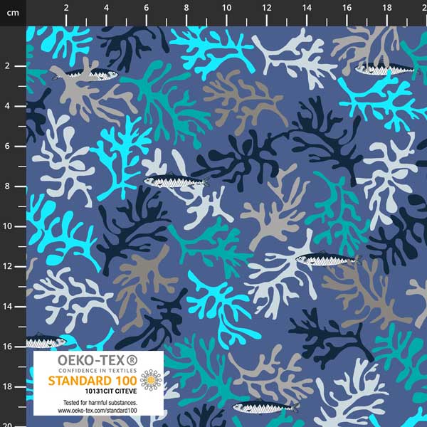 Stof - Sea the Ocean Seaweed 4502-385 100% Cotton Fabric
