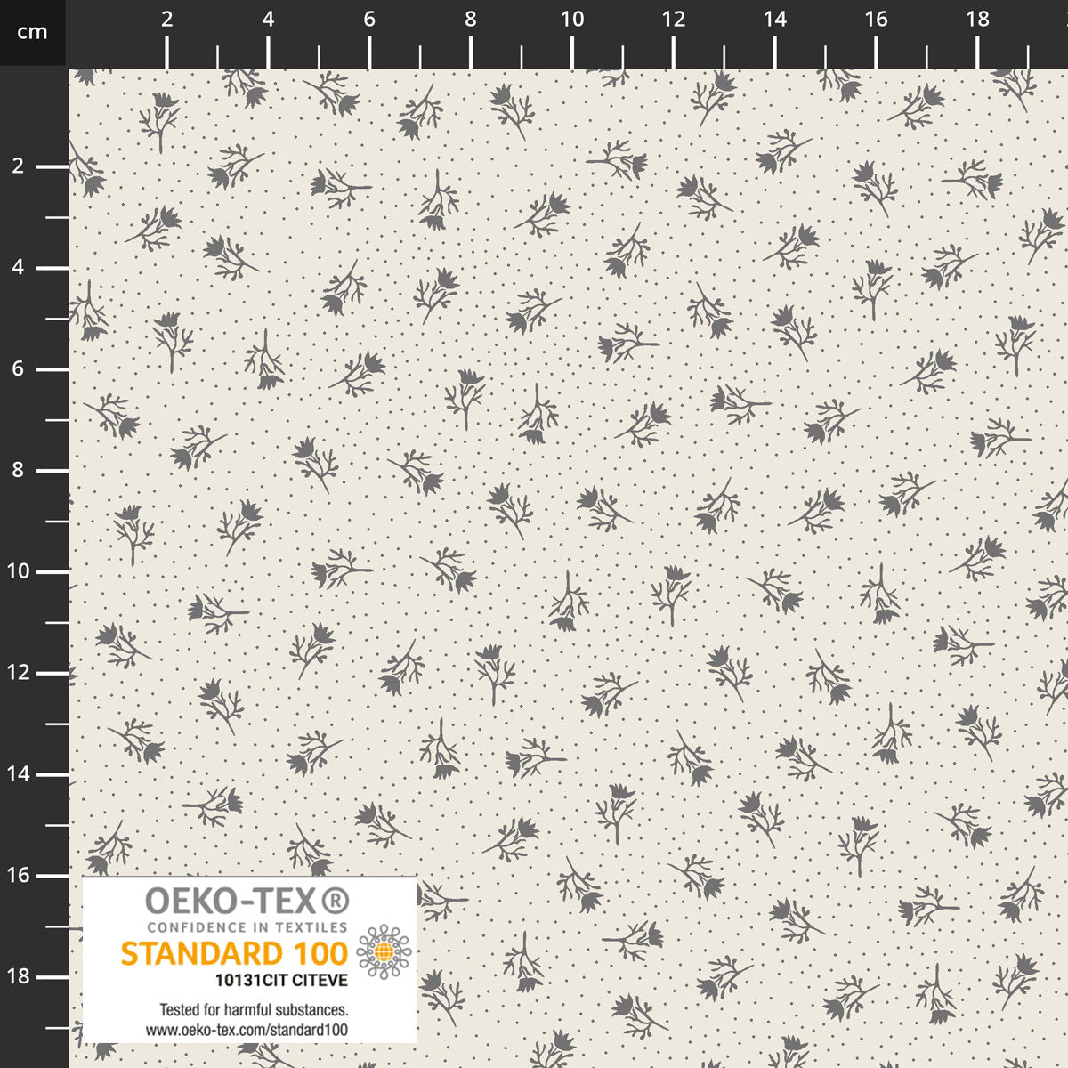 Stof - Grey is Back 4502-413 Neutral 100% Cotton Fabric