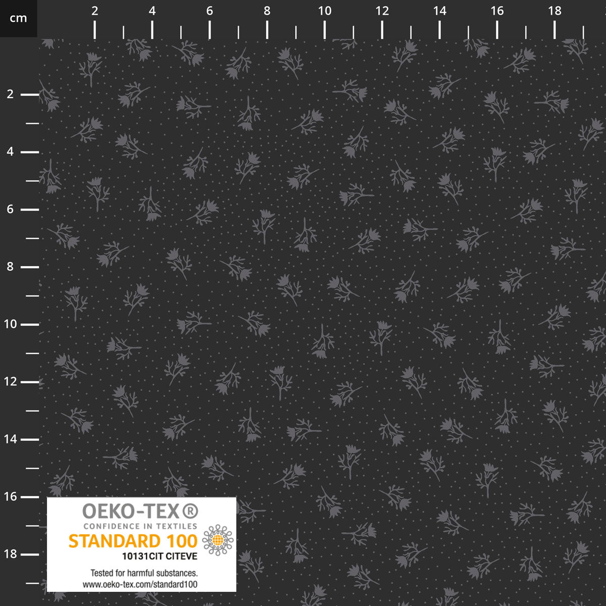 Stof - Grey is Back 4502-415 Black 100% Cotton Fabric