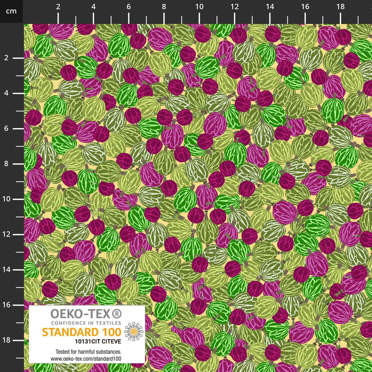 Stof - Full of Summer 4502-475 Gooseberries 100% Cotton Fabric