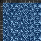 Stof - Blue and Marble 4502-870 100% Cotton Fabric