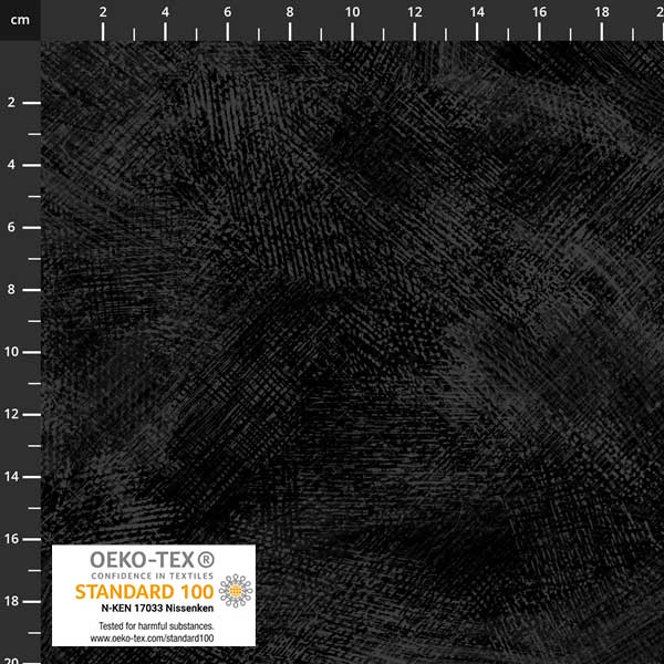 Stof - Medley Basic 4508-208 Black 100% Cotton Fabric