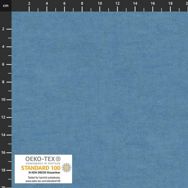 Stof - Melange Blue 100% Cotton Fabric