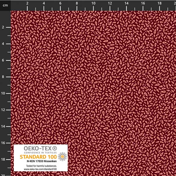 Stof - Tiny Delight 4514-257 Wine 100% Cotton Fabric