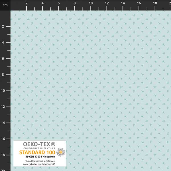 Stof - Tiny Delight 4514-260 Powder Blue 100% Cotton Fabric