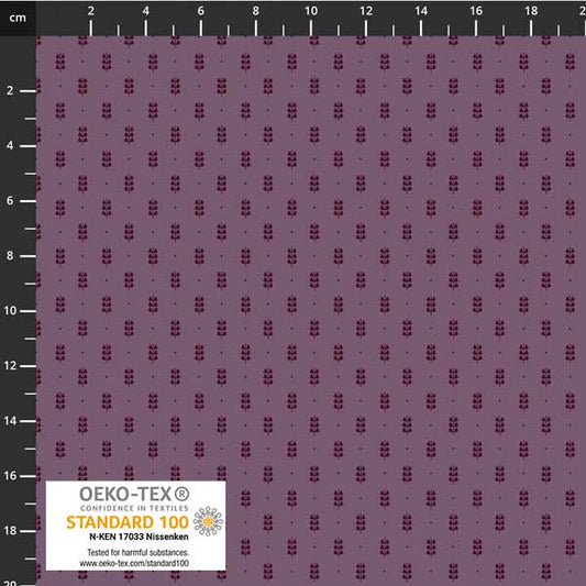 Stof - Tiny Delight 4514-272 Grape 100% Cotton Fabric