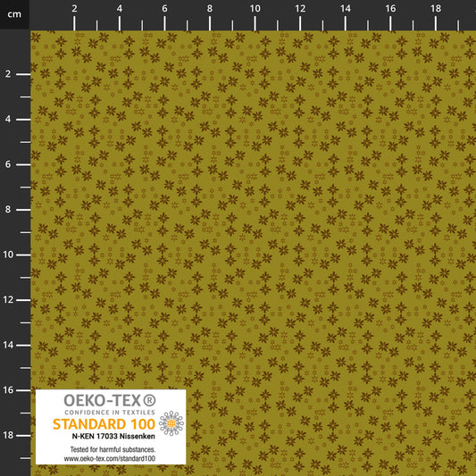 Stof - Tiny Mixture 4514-344 Olive 100% Cotton Fabric