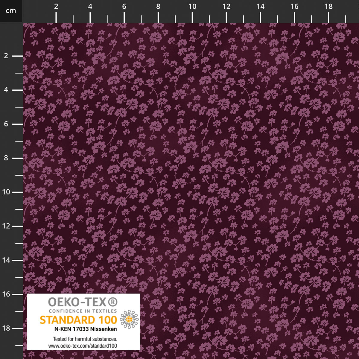 Stof - Tiny Mixture 4514-355 Plum 100% Cotton Fabric