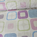 Blank Quilting - Geo Squares Neutral Mauve 108" Extra Wide 100% Cotton Fabric