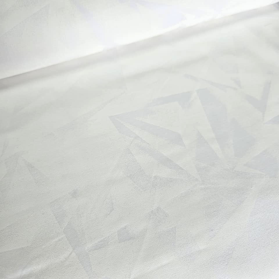 Stof - Tonal White Crackle 108" Extra Wide 100% Cotton Fabric