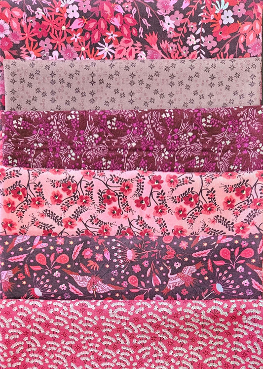 Fat Quarter Bundle - Pretty Paradise - 100% Cotton Fabric