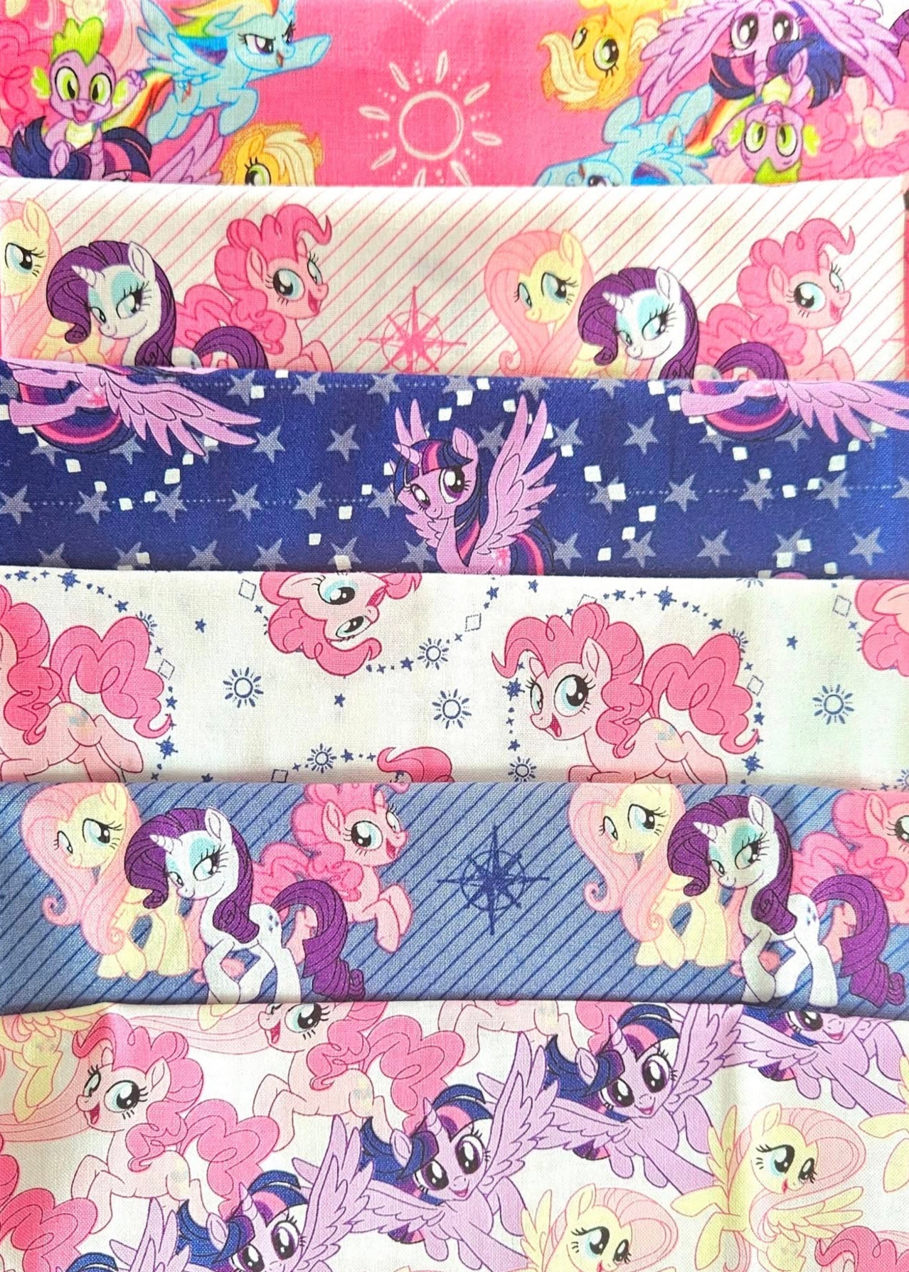 Fat Quarter Bundle - My Little Pony - 100% Cotton Fabric