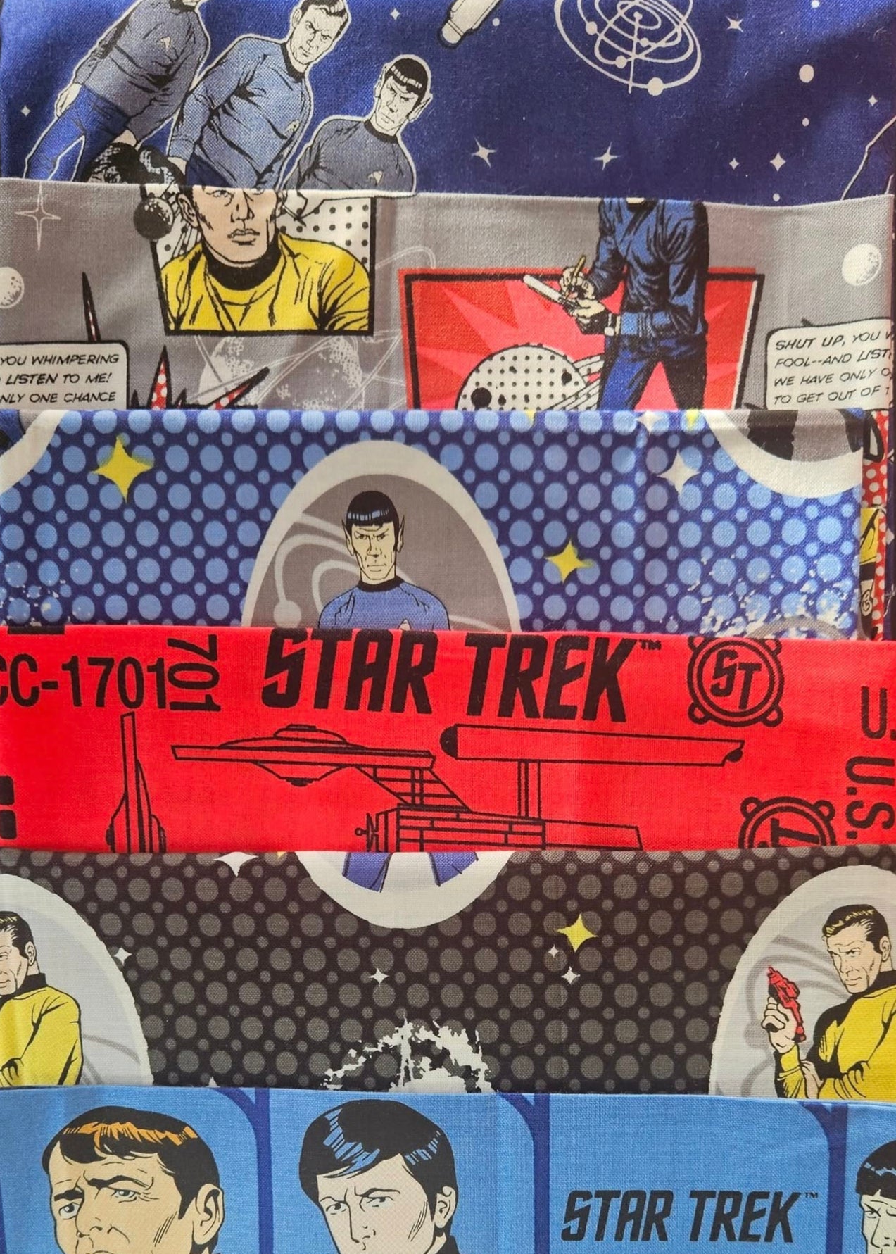 Fat Quarter Bundle - Star Trek - 100% Cotton Fabric