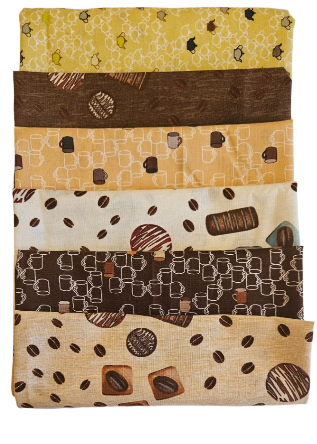 Fat Quarter Bundle - Coffee House - 100% Cotton Fabric