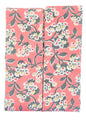 2.5" Border Bindings - Four 2.5" x 108" Strips - Pink Grey Flowers