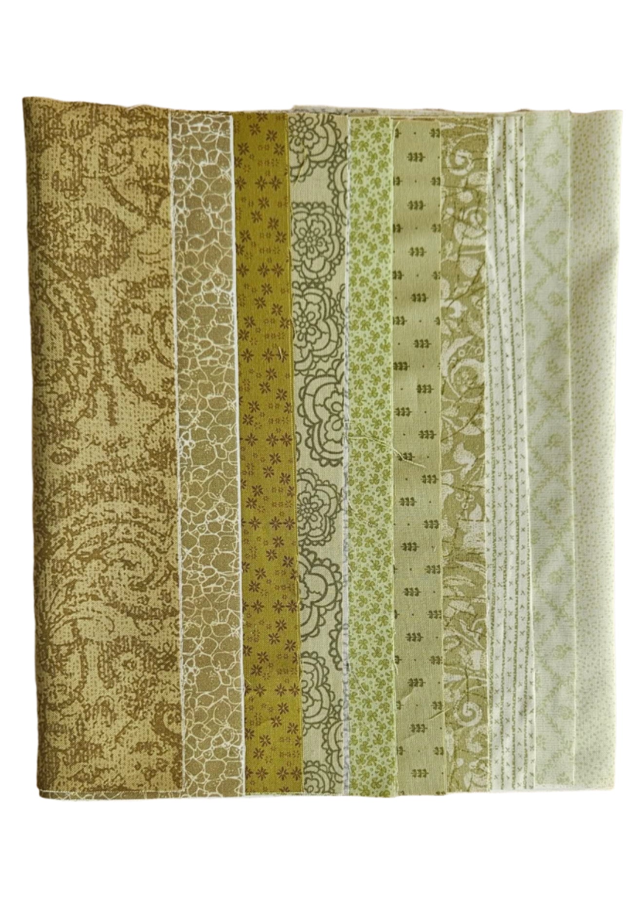 Layer Cake  - Blend Green - Twenty 10" Squares 100% Cotton Fabric Bundle