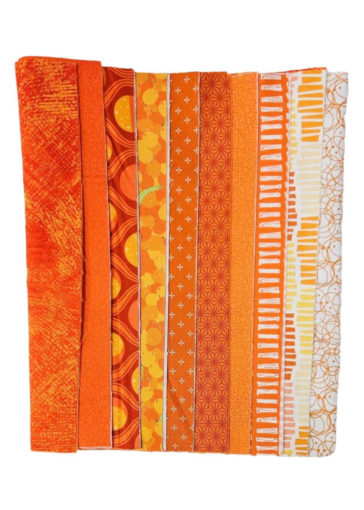 Layer Cake  - Blend Orange - Twenty 10" Squares 100% Cotton Fabric Bundle