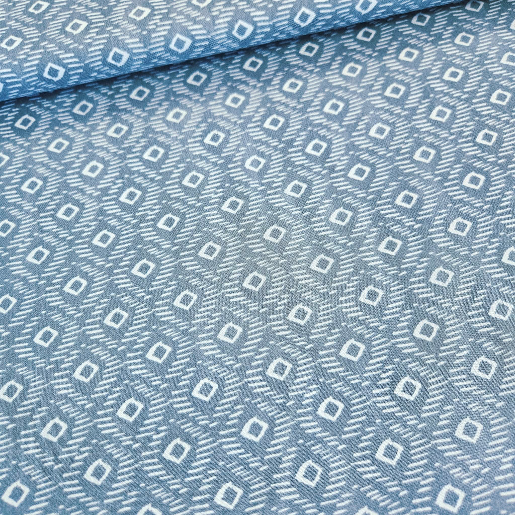 Windham Fabrics - Blush & Bloom Blue 41650 100% Cotton Fabric