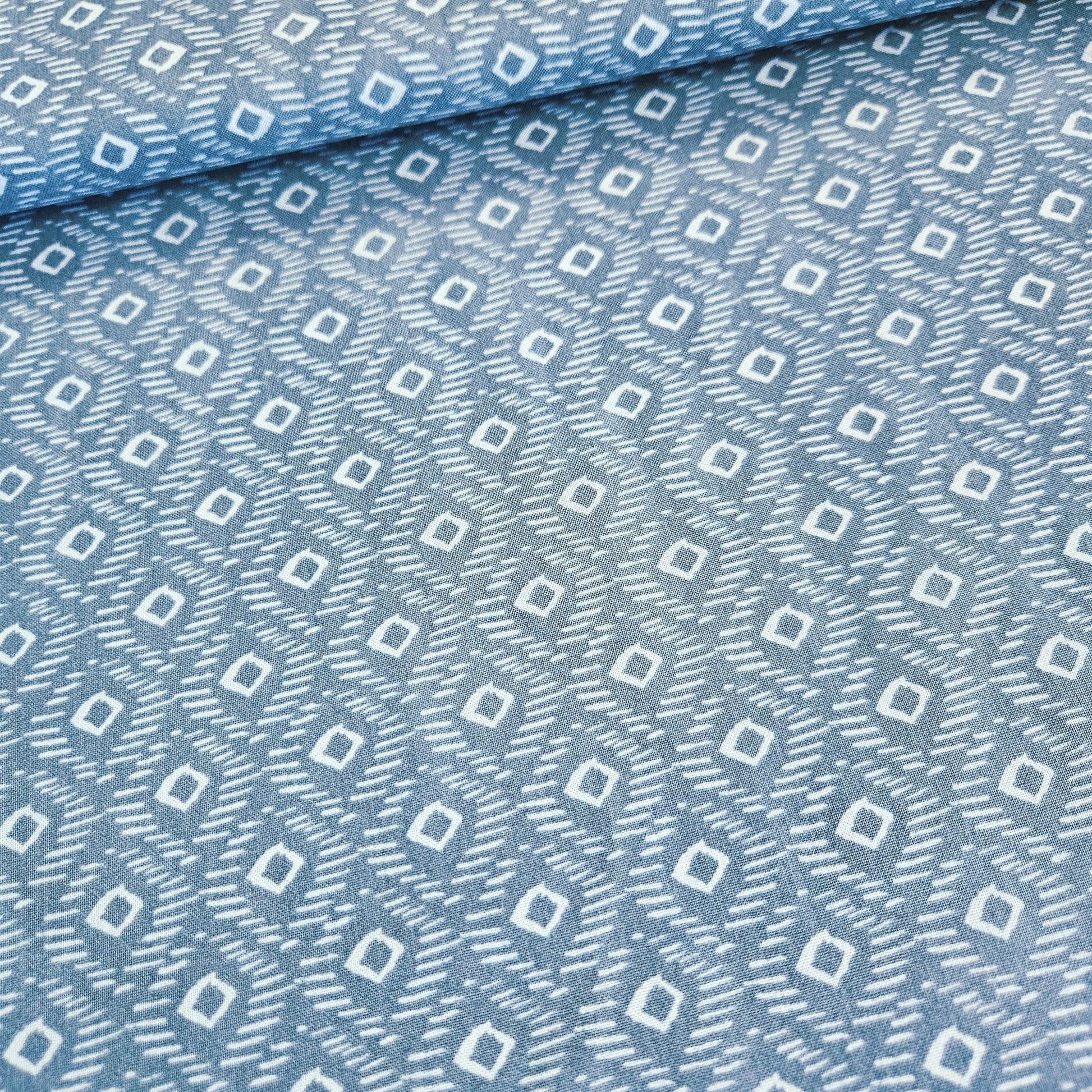 Windham Fabrics - Blush & Bloom Blue 41650 100% Cotton Fabric