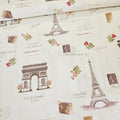 Stof - Rosies Journey Paris 100% Cotton Fabric - Crafts and Quilts
