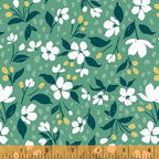 Windham Fabrics - Pink Lemonade Mini Floral Teal 51323-5 100% Cotton Fabric