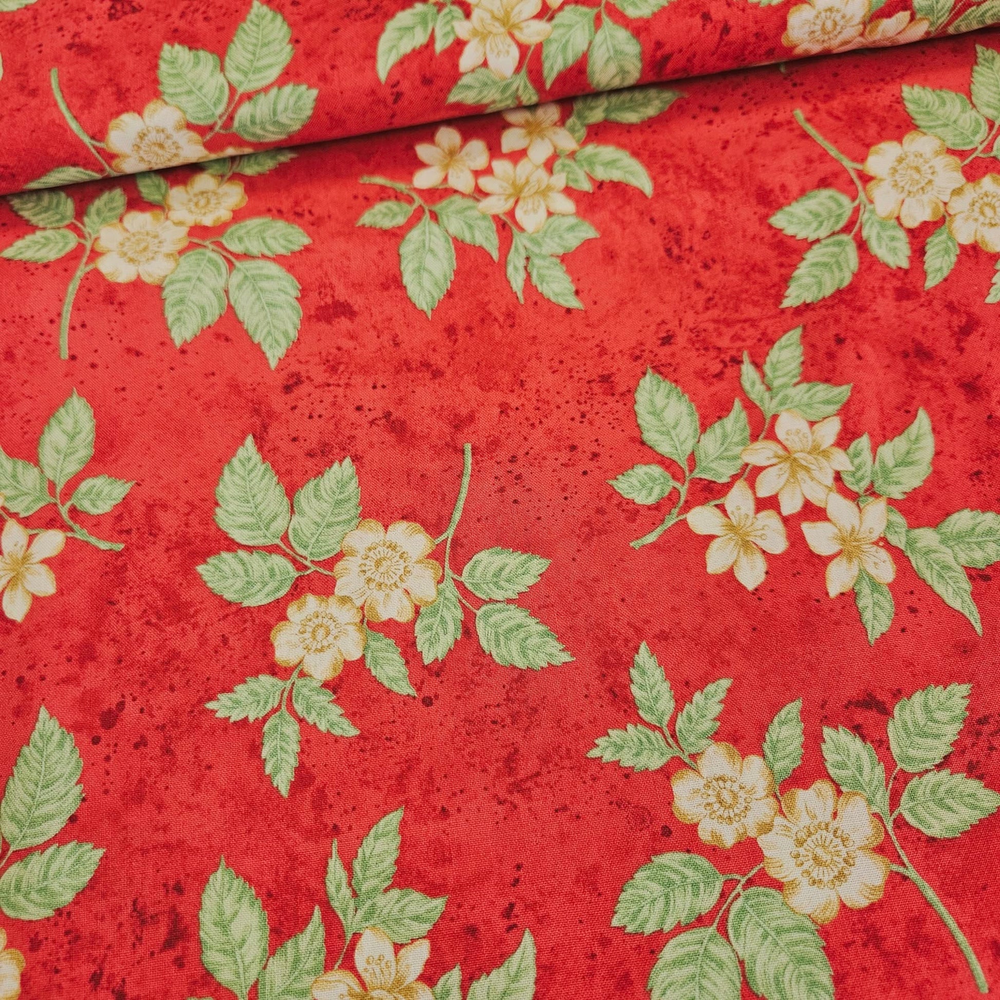 Henry Glass - Berry Cobbler Red 100% Cotton Fabric