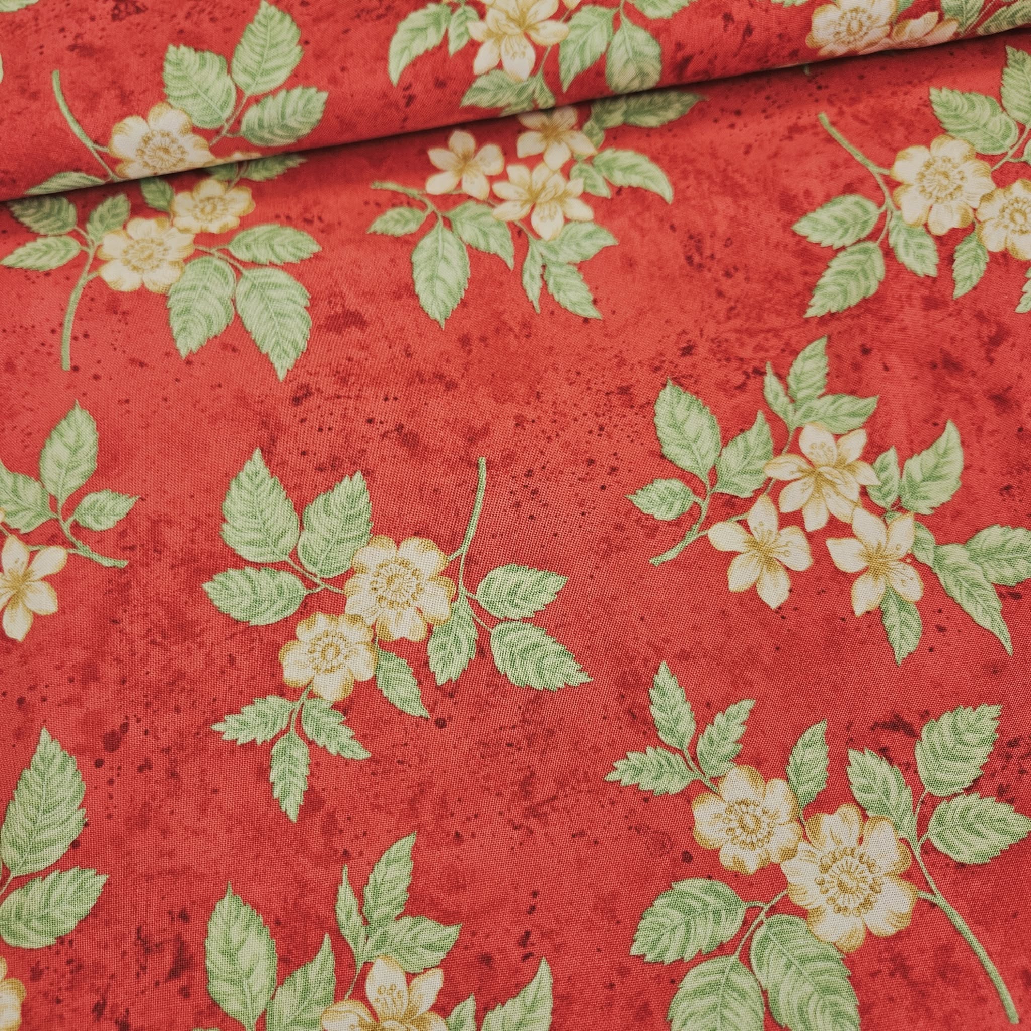Henry Glass - Berry Cobbler Red 100% Cotton Fabric