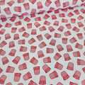 RJR Fabrics - Red by Alex Anderson Thimbles Red 100% Cotton Fabric - Crafts and Quilts