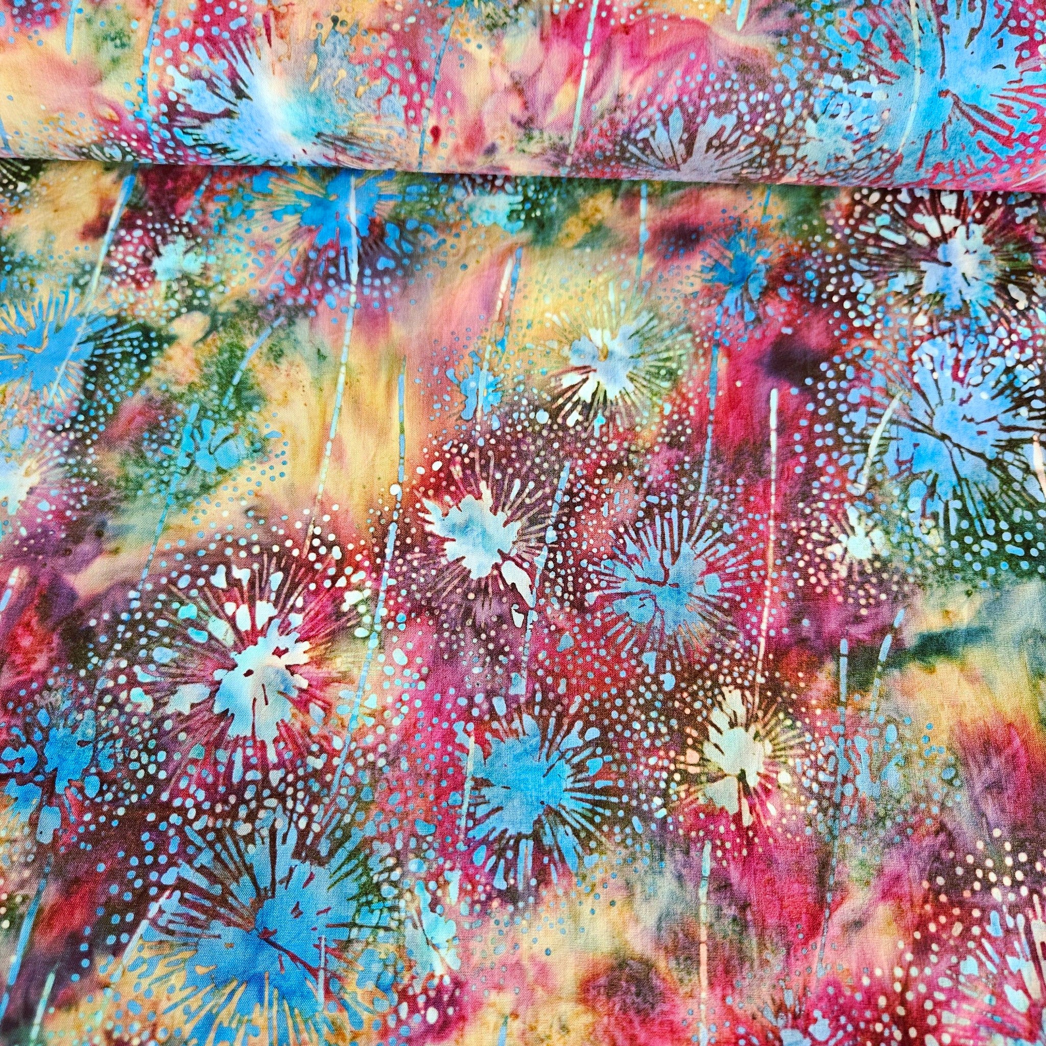 Hoffman - Bali Batiks Handpaints Sweet Pea 2151 100% Cotton Fabric