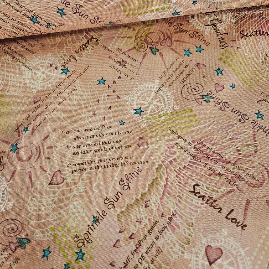Henry Glass - Irish Blessing Sunshine 2368 100% Cotton Fabric - Crafts and Quilts