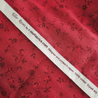 Stof - Ellie Roses Red 100% Cotton Fabric - Crafts and Quilts