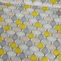 Stof - Leaves of Light Geo Grey 100% Cotton Fabric - Crafts and Quilts