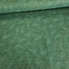 Hoffman - Brilliant Blenders Evergreen and Gold G8555 100% Cotton Fabric