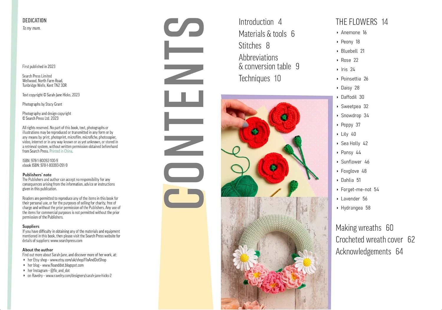 All New 20 To Make Flowers to Crochet by Sarah-Jane Hicks