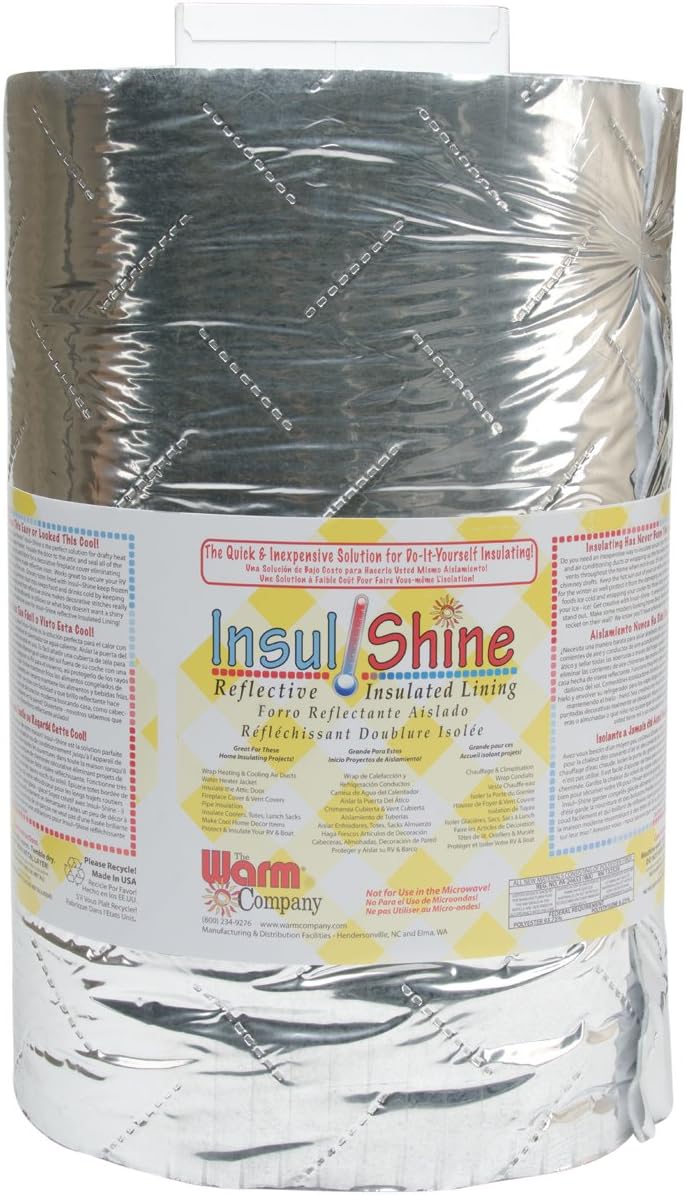 Insul-Shine Reflective Insulated Wadding 18" x 45" - Crafts and Quilts