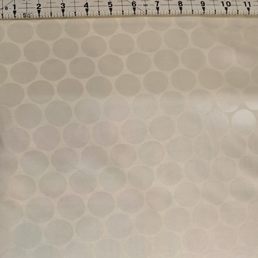 Luxury Viscose Lining - Cream Spot 60" Wide Fabric