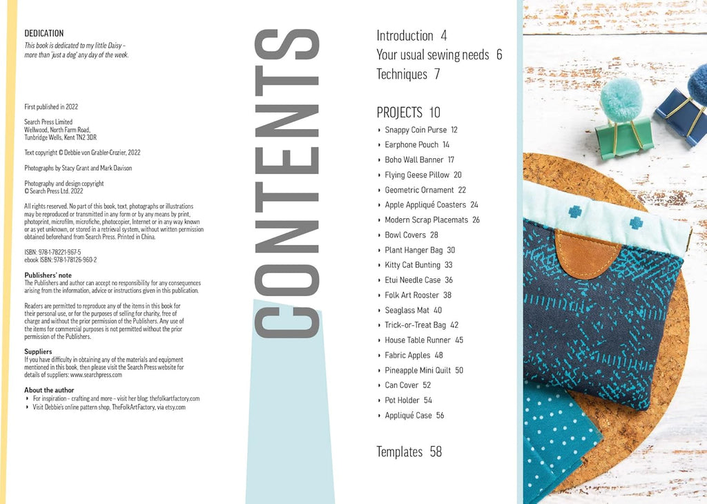 All New 20 To Make Sewing With Scraps by Debbie Von Grabler-Crozier