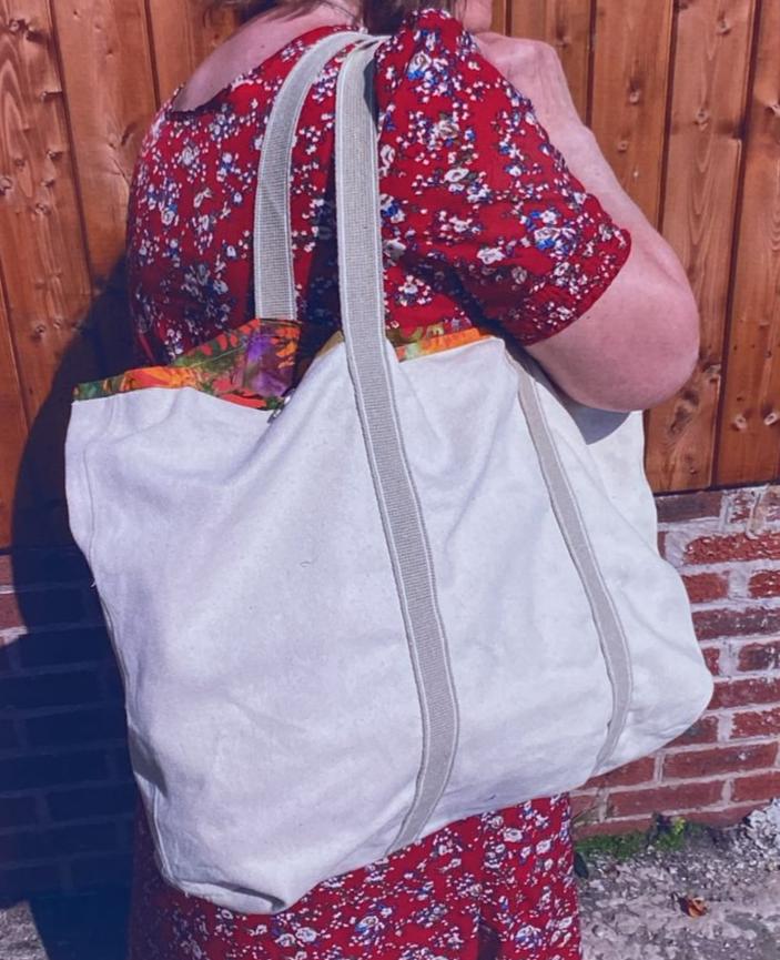Large Canvas Tote Bag Making Kit
