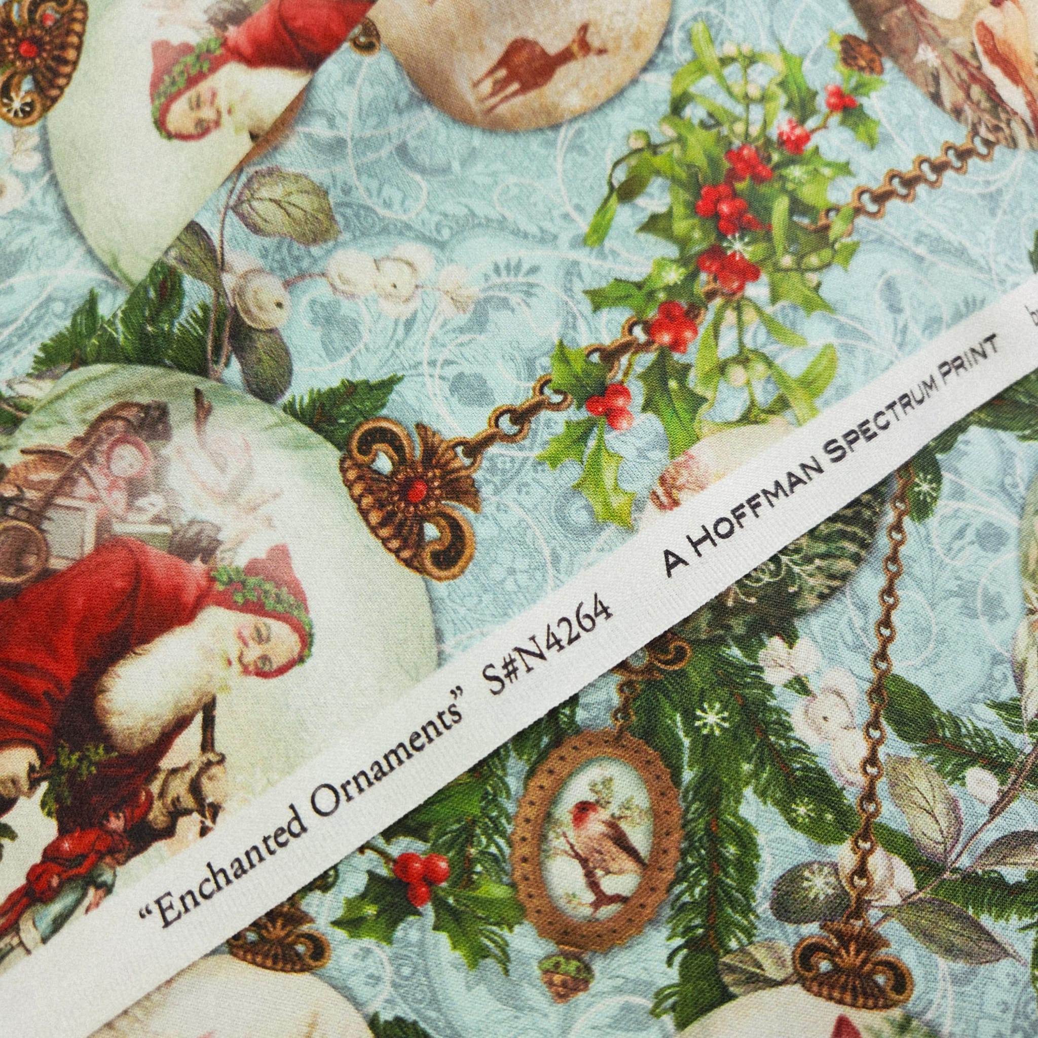 Hoffman - Enchanted Ornaments N4264 100% Cotton Fabric