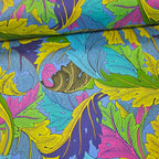 Kaffe Fassett and Morris and Co - Acanthus Cobalt PWKW006 - 100% Cotton Fabric by Free Spirit