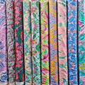Ten piece Fat Quarter Bundle - Kaffe Fassett and Morris and Co - Pinks - 100% Cotton Fabric by Free Spirit