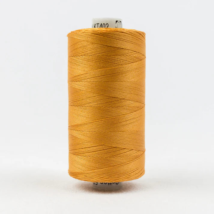 Wonderfil Konfetti 50wt Egyptian Cotton Thread - KT402 Drab Orange 1000m