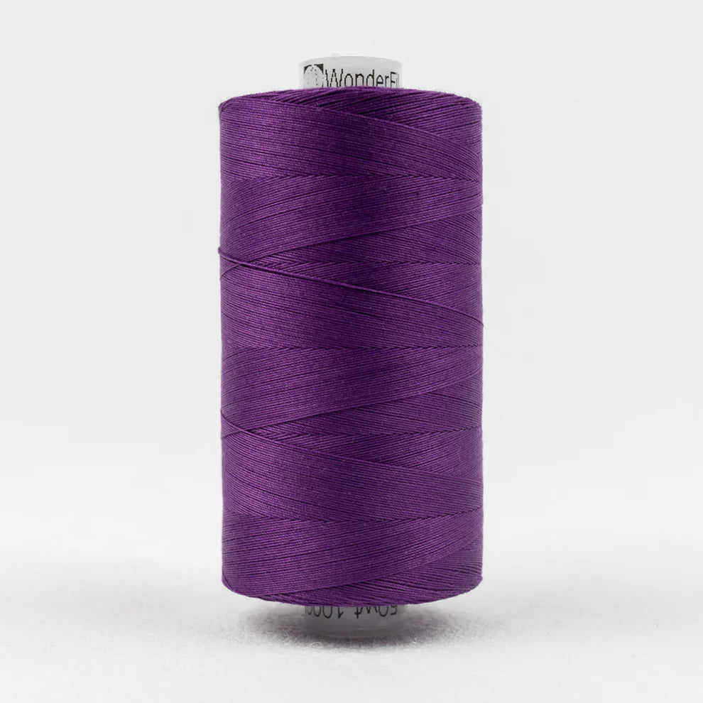 Wonderfil Konfetti 50wt Egyptian Cotton Thread - KT605 Purple 1000m