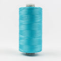 Wonderfil Konfetti 50wt Egyptian Cotton Thread - KT608 Peacock Blue 1000m - Crafts and Quilts